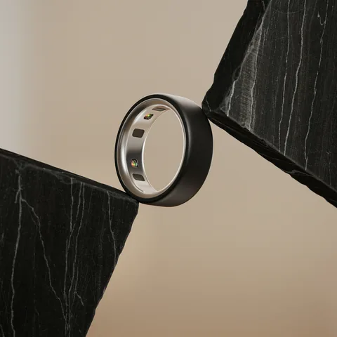 Умное кольцо Oura Ring 4 — Stealth (Чёрный титан)